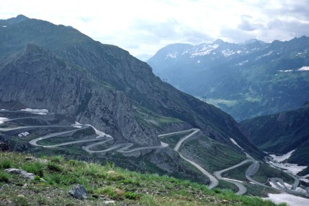 Old St. Gotthard Pass.